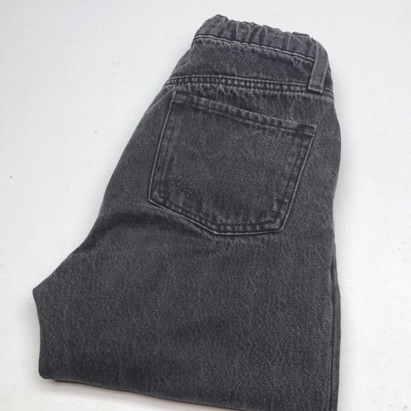 LIKE NEW GIRLS OLD NAVY BLACKWASH SLOUCHY STRAIGHT JEANS 10(GIRLS)x23 ⭐️… - Picture 1 of 13
